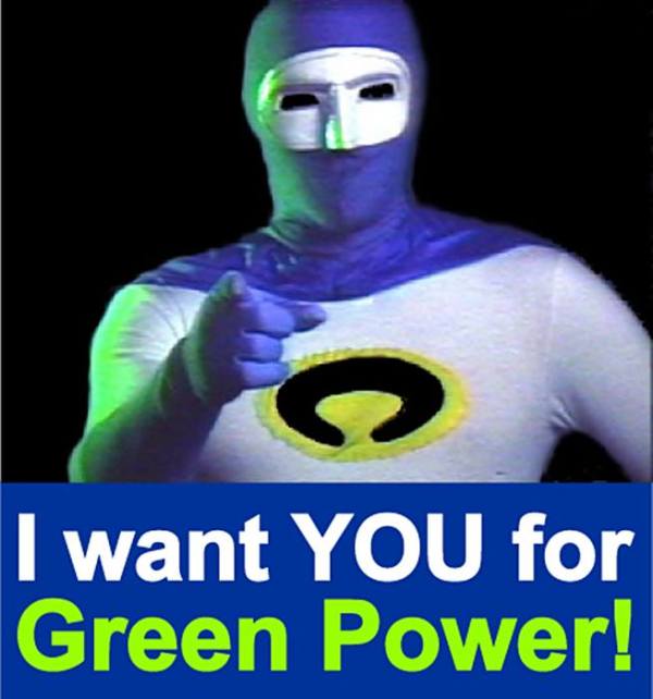 Captain Ozone's green message